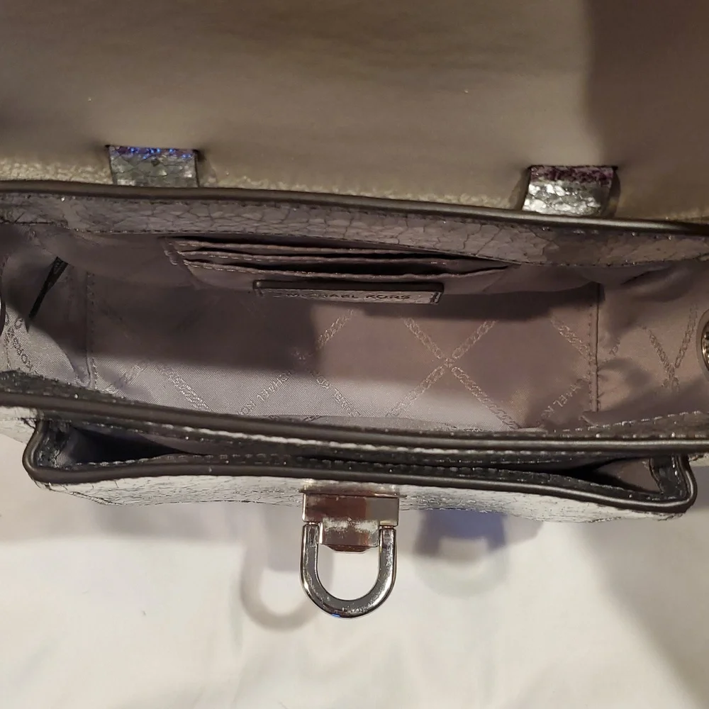 Michael Kors Small Manhattan Bag Crackled Leather